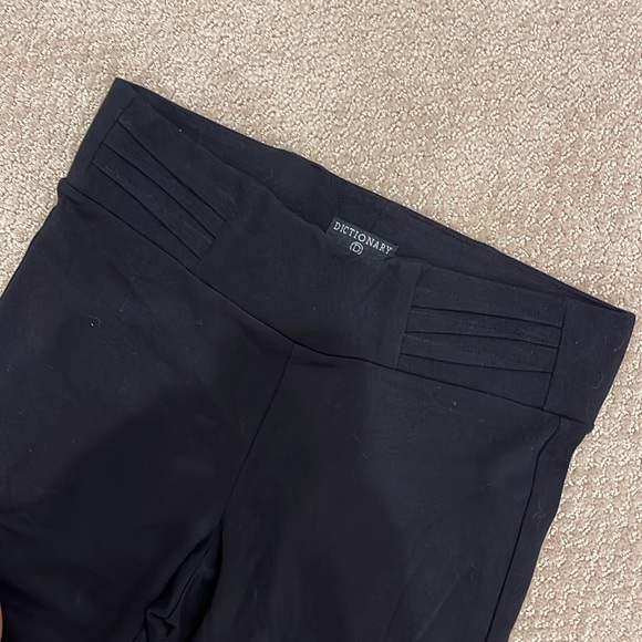 Dictionary Black Leggings Size Medium - Picture 2 of 4
